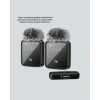 2’li Kablosuz Yaka Mikrofonu Type-C ve Lightning Uyumlu Profesyonel Set
