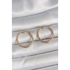 316 Çelik Gold Renk 22mm Kadın Halka Model Kadın Küpe 5886
