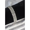 316L Çelik 12 mm Kalınlıkta Gümüş Renkli Erkek Bileklik - TJ-EB3780