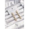316L Çelik Altın Renk Sallantılı Tiffany Model Küpe - TJ-BKP9498