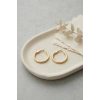 316L Çelik Gold Renk 22 mm Halka Küpe TJ-BKP12005