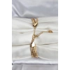 316L Çelik Gold Renk 3lü Kadın Bileklik 5886