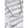 316L Çelik Gold Renk 60 cm Burgu Model Kadın Kolye - TJ-BKO7973