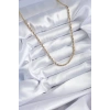 316L Çelik Gold Renk 60 cm Burgu Model Kadın Kolye - TJ-BKO7973