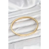 316L Çelik Gold Renk 65 mm İnce Kadın Kelepçe Bileklik - TJ-BB7915