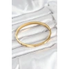 316L Çelik Gold Renk 65 mm Kadın Kelepçe Bileklik 5886