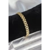 316L Çelik Gold Renk 7 mm Kalınlık Erkek Bileklik - TJ-EB3763