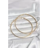 316L Çelik Gold Renk 80 mm Kadın Halka Küpe - TJ-BKP11688
