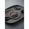 316L Çelik Gold Renk Box Zincir Model Erkek Bileklik