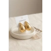 316L Çelik Gold Renk Damla Model Küpe