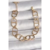 316L Çelik Gold Renk Kadın Bileklik - TJ-BB6735
