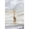 316L Çelik Gold Renk Labirent Model Kadın Bileklik - TJ-BB8158