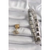 316L Çelik Gold Renk Sallantı Zirkon Taşlı Göz Model Nomination Charm 5886