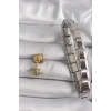 316L Çelik Gold Renk Sallantı Zirkon Taşlı Göz Model Nomination Charm - TJ-BC1195