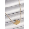 316L Çelik Gold Renk Zincir Kuğu Model Kadın Kolye - TJ-BKO9873
