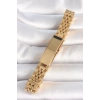 316L Çelik Gold Renk Zincir Künye Model Erkek Bileklik - TJ-EB3719