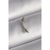 316L Çelik Gümüş Renk Çivi Model Piercing 5886