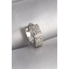 316L Çelik Gümüş Renk Zirkon Taşlı Tragus Piercing - TJ-PR1305
