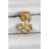 316L Çelik Sallantılı Fiyonk Model Gold Renk Nomination Charm 5886