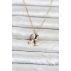 316L Çelik Zincir Gold Renk Dolphin Model Kadın Kolye