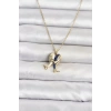 316L Çelik Zincir Gold Renk Dolphin Model Kadın Kolye TJ-BKO11094