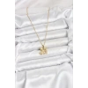 316L Çelik Zincir Gold Renk Erkek Kız Model Kadın Kolye - TJ-BKO10617