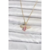 316L Çelik Zincir Gold Renk Sinek Model Kadın Kolye TJ-BKO11088