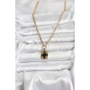 316L Çelik Zincir Gold Renk Vintage Model Kadın Kolye 5886