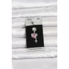 316L Cerrahi Çelik Pembe Zirkon Taşlı Model Göbek Piercing TJ-PR1408