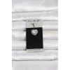 316L Cerrahi Çelik Zirkon Taşlı Kalp Model Göbek Piercing TJ-PR1389