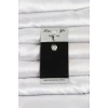 316L Cerrahi Çelik Zirkon Taşlı Kalp Model Göbek Piercing TJ-PR1412