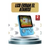 3.5 İnç Mini Atari Taşınabilir Oyun Konsolu 666 Adet Retro Oyun