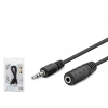 3.5 Mm Aux Uzatma Kablosu 1.2 M - Siyah HDX1004