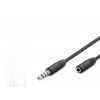 3.5 Mm Trrs Aux Uzatma Kablosu 3 M - Siyah HDX1011