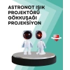 360° Ayarlanabilir Başlıklı Astronot Gece Lambası