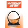 3D LED Işıklı Kum Saati Gece Lambası Hareketli Sulu Kum Saati Orta Boy