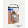 3’ü 1 Arada Mini Klima Fan USB Şarjlı 7 Renk Gece Lambalı ve Nemlendirici
