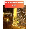 3x3 Metre Şelale LED Perde Işık İç Dış Mekân Dekorasyonu
