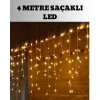 4 Metre Şelale Led Işık Perdesi Dekoratif