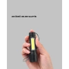 4 Mod Şarjlı Işıldak | Ultra Güçlü Cree LED | Su Geçirmez Alüminyum Gövde