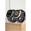 45 MM Gri Kasa Ultra Akıllı Saat Sesli Görüşme Sağlık Takibi Suya Dayanıklı