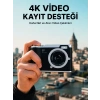 48 MP Dijital Kamera 4K Video Çekim Özellikli Kompakt Tasarım