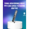 4’lü Çoklu Priz 2 USB Type-C Girişli Akım Korumalı Siyah