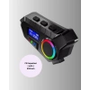 500mAh Bataryalı Bluetooth 5.4  İnterkom LED Ekranlı FM Destekli