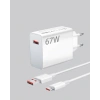 67 Watt Çift Turbo Şarj Adaptörü  Reno 4 5 6 Uyumlu