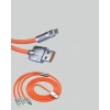 120 W Hızlı Çözüm Sunan 3ü 1 USB Şarj Kablosu– Sağlam Gövde
