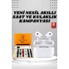 7 Kordonlu Akıllı Saat Ve Yeni Nesil Kulaklık Dokunmatik Ekran Android ve İOS Uyumlu