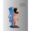 8 Efektli Astronot Galaxy Projektör Uzaktan Kumandalı LED Gece Lambası