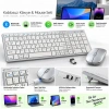 835 Mac Model Wireless Klavye Mouse Set Silver ZR701