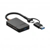 ADS-315 Type-C+ Lightning 8 In 1 Card Reader 5Gbps ZR784